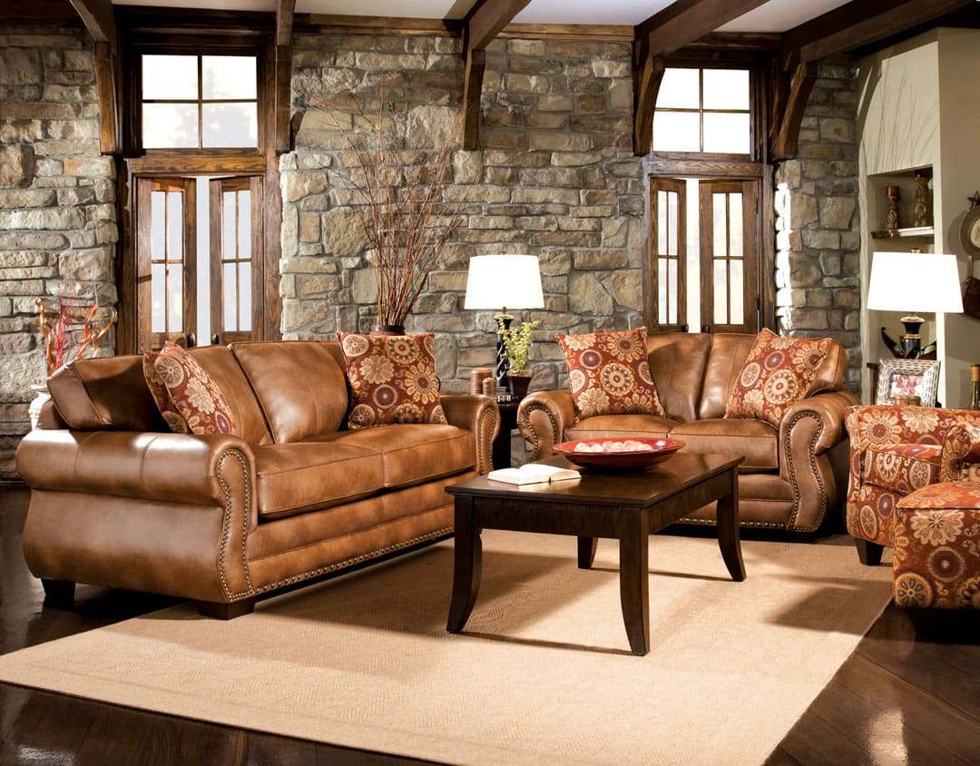 57 Charming traditional living room leather sofas For Every Budget