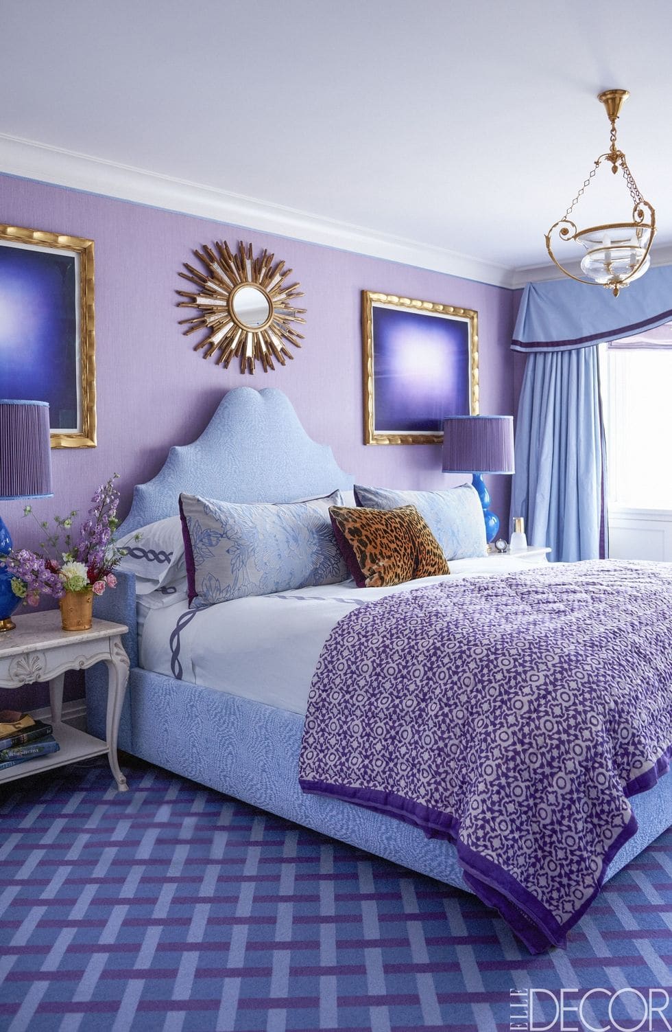 Quarto Roxo Ideias! Veja mais de 87 fotos! - Total Construção