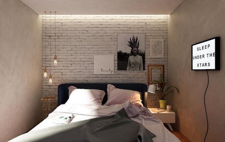 Quarto feminino decorado