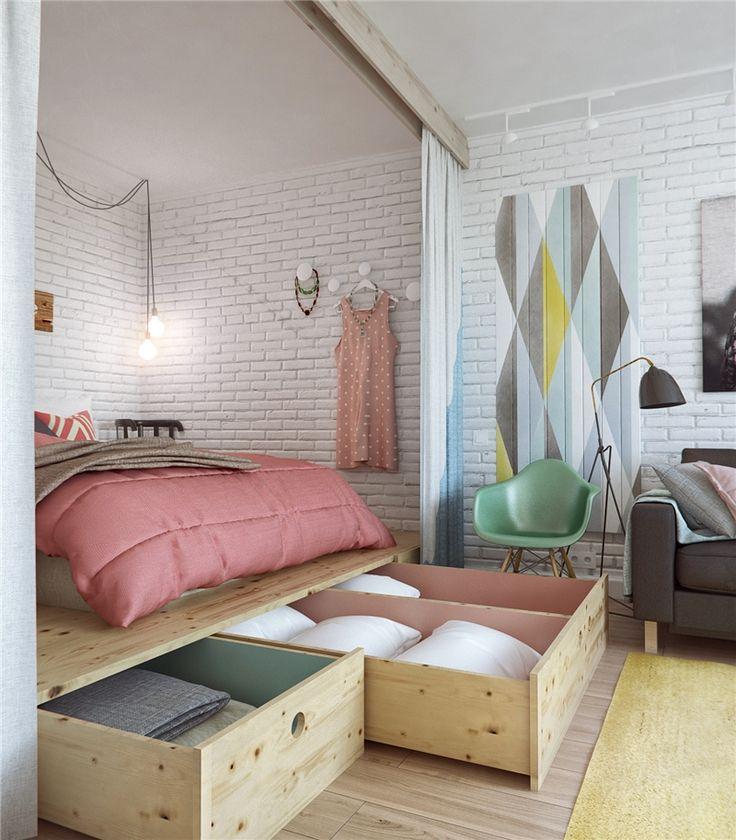 Quarto feminino pequeno