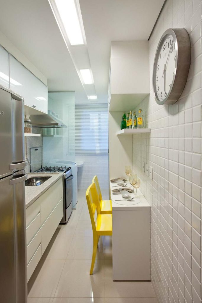Cozinha Corredor Compridas e Estreita: 60 Projetos, Fotos e Ideias - TC