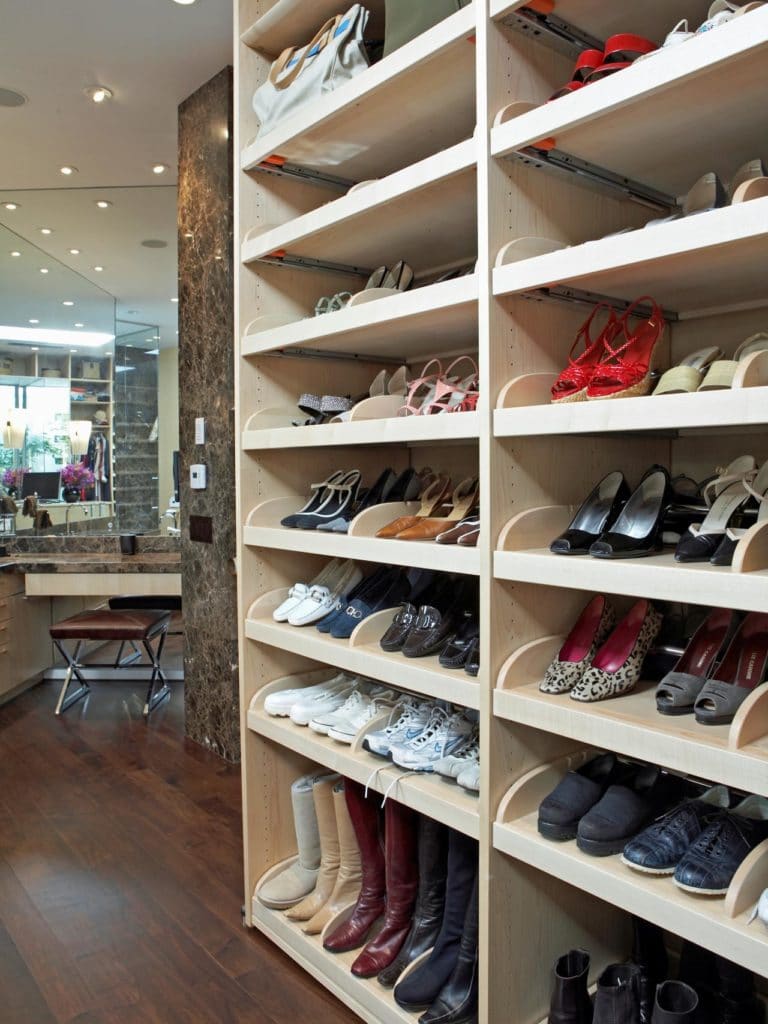 Ideias de closet para sapatos +120 fotos! TC