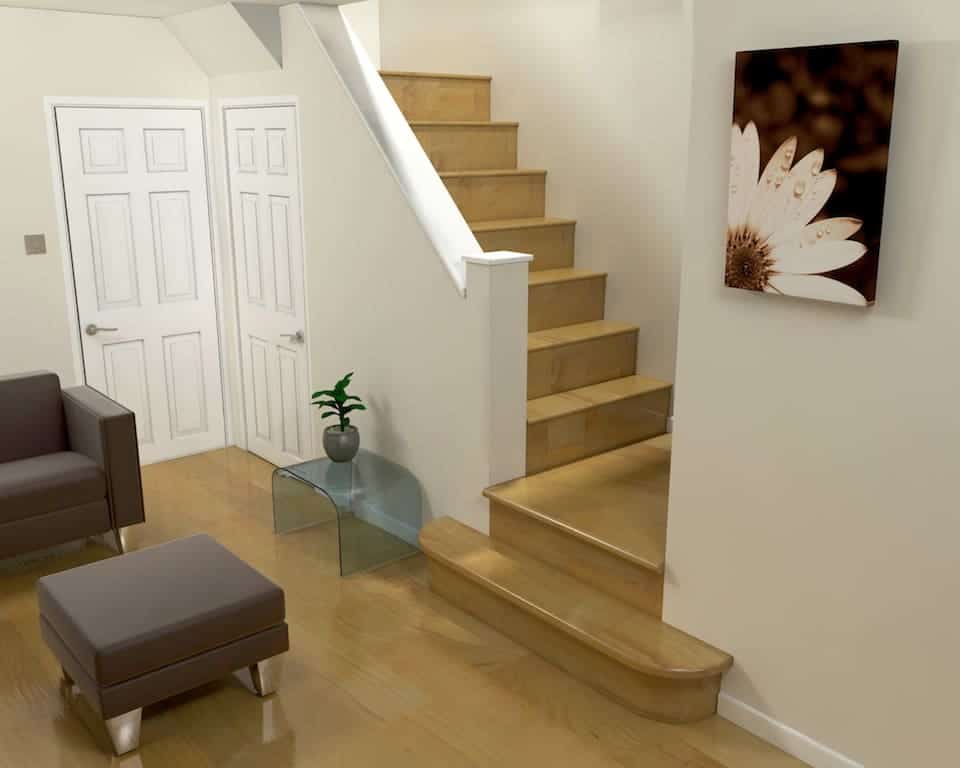  127 Modelos e Fotos de Escadas Internas Simples Residenciais 