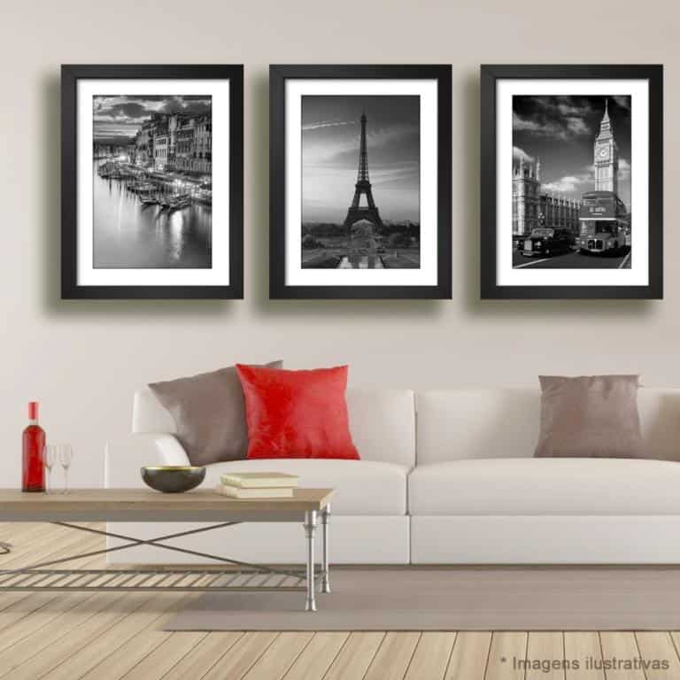 Decoração com Quadros: Sala, Quarto +99 Fotos e Ideias! - TC