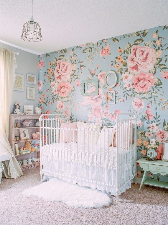 Featured image of post Papel De Parede Quarto De Bebe Feminino Na hora de escolher o papel de parede certo para decorar o seu quarto as chances de ficar sem saber por qual optar s o grandes