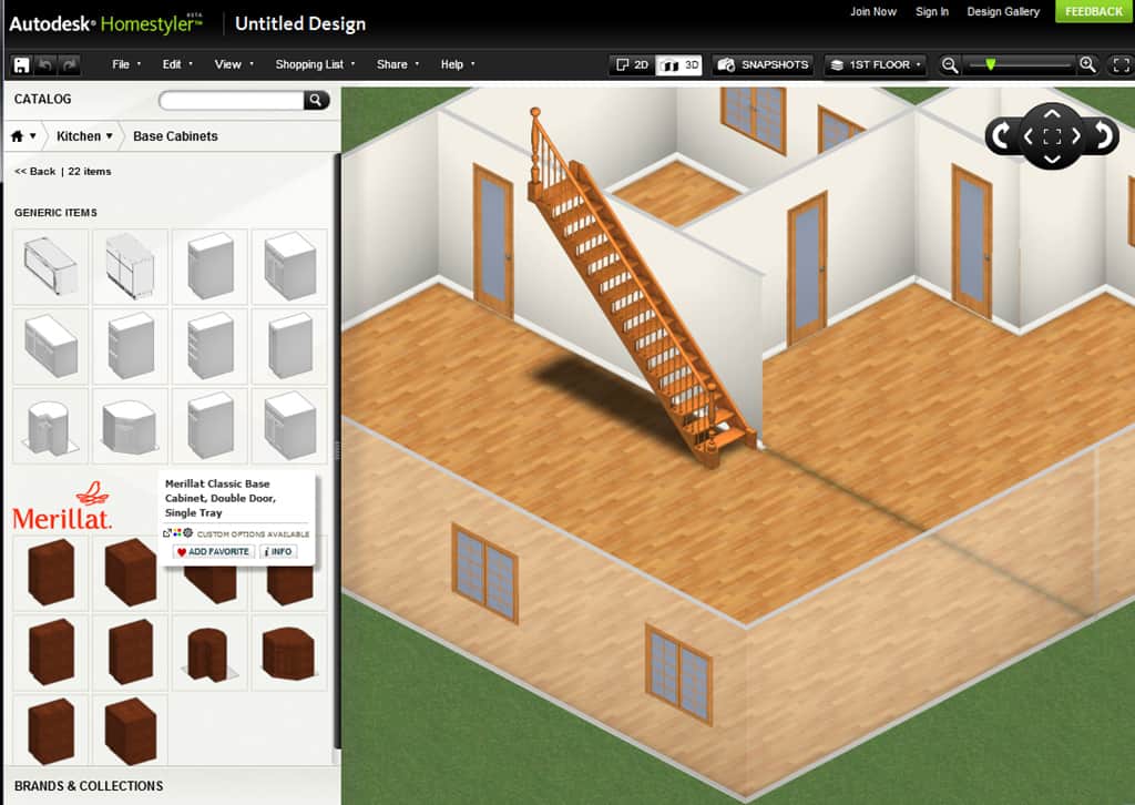 Criando plantas com o AutoDesk Homestyler