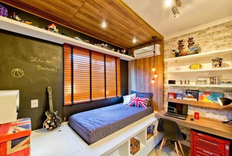Decoração de Quarto Masculino Simples: 50 Ideias De Tirar O Fôlego!