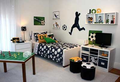 Quarto masculino de futebol