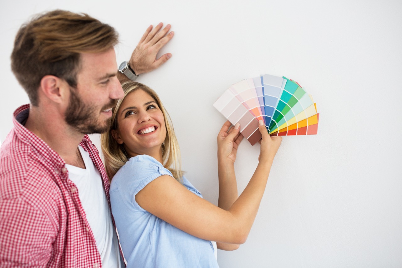 O simulador de cores facilita a escolha e agiliza o trabalho.