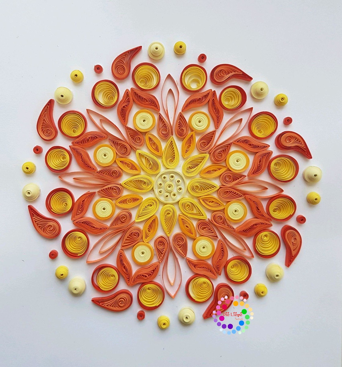 mandala em quilling