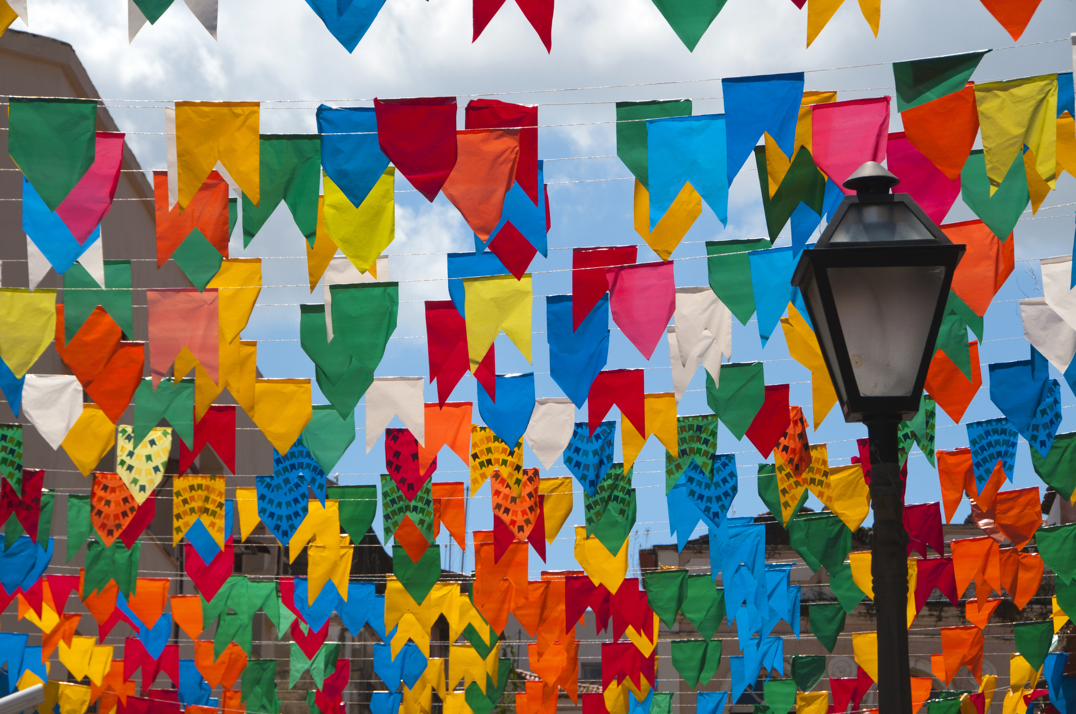 enfeites de festa junina - bandeirinhas