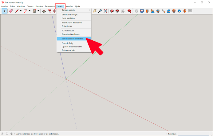 instalar plugin no SketchUp