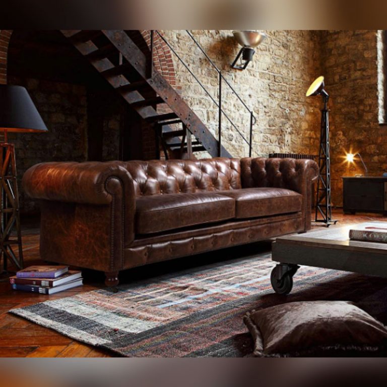 Sofá Chesterfield O que é, Como Combinar e 56 Fotos