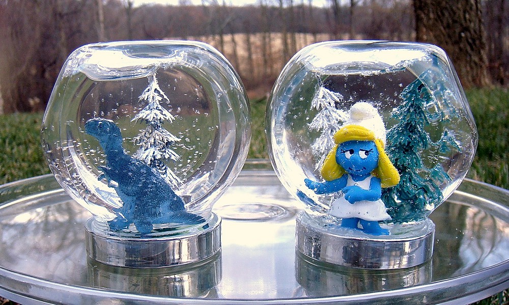 Smurf e dinossauro