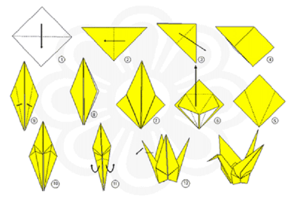 Origami fácil de Tsuru