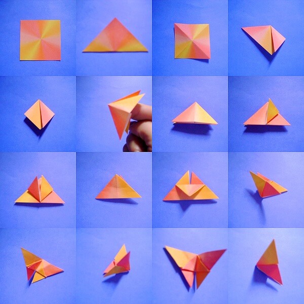 Origami fácil de borboletinha