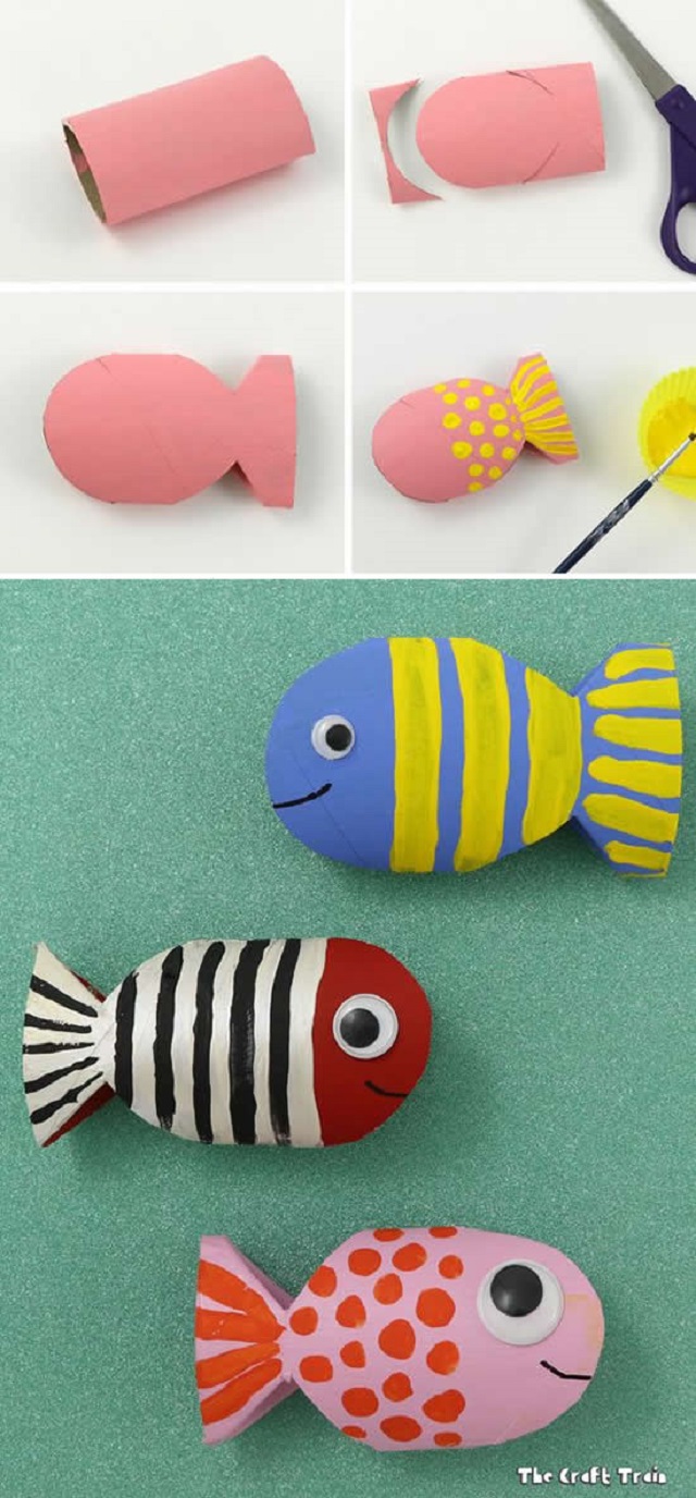 artesanato infantil - peixinhos