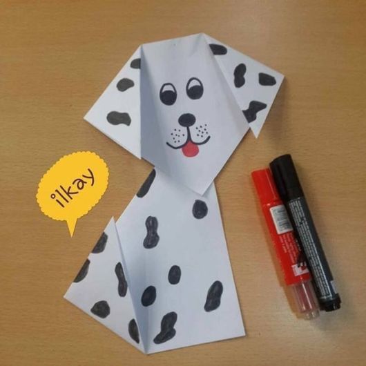 origami de dalmata