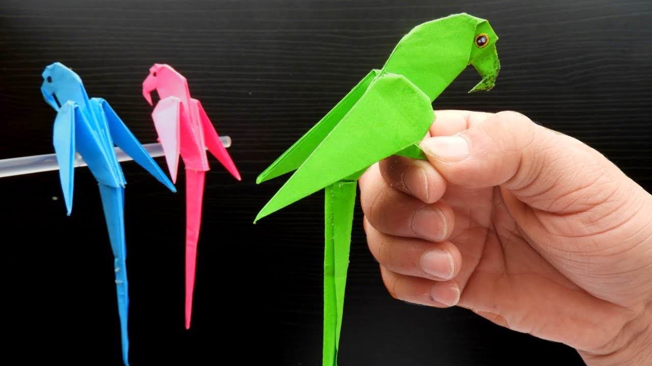 Origami de arara
