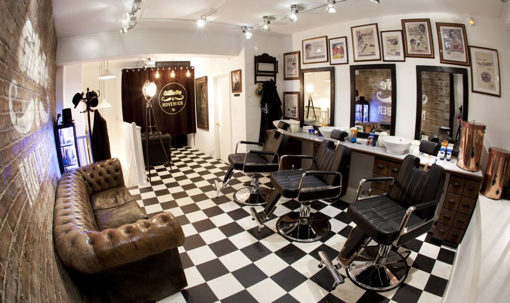 decoracao de barbearia