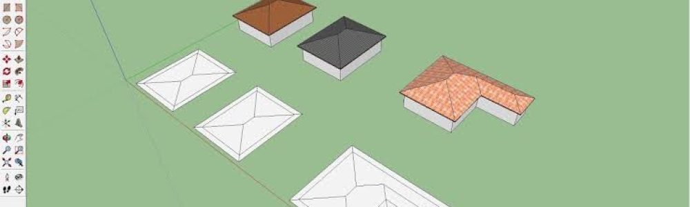 Como fazer telhado no SketchUp